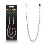 Bound Nipple Clamps DC3 Rose Gold 